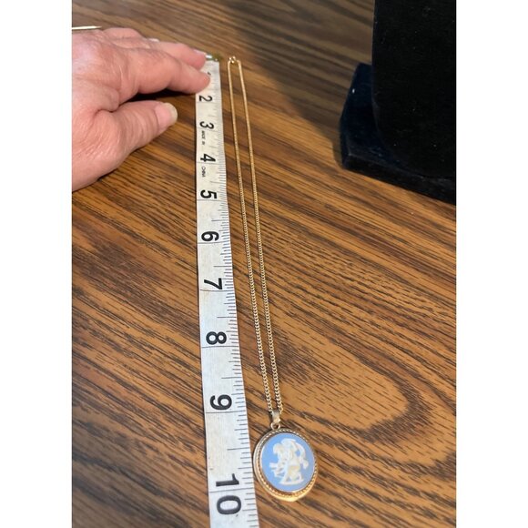 Wedgwood 1/20 12k gf chain and pendant vintage - Picture 5 of 6